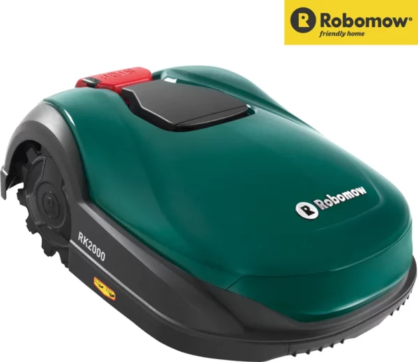 Robomow Rasenmäher RK2000 App gesteuert Alexa Mähroboter 2000qm 45% Steigung Schnittbreite 21cm selbstfahrend