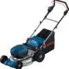 Bosch Professional 18V System Akku-Rasenmäher GRA 18V2-46 (Schnittbreite: 46 cm, 6-stufige Höheneinstellung, 60-Liter-Textil-Grasfangkorb, inkl. 2 x Isolierschlüssel, Mulcher)