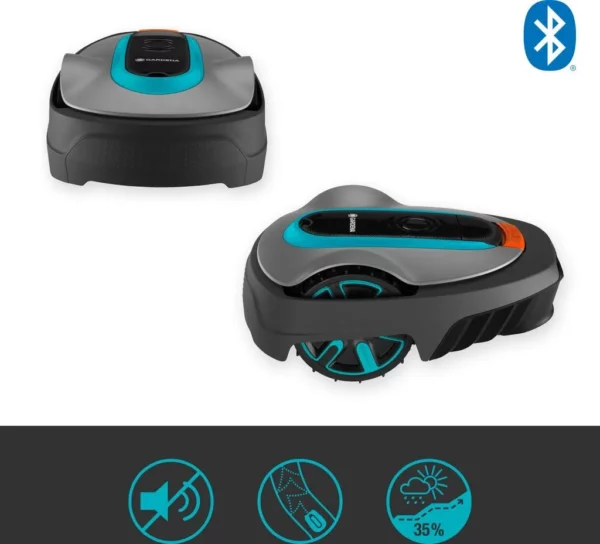 Mähroboter 15101-20 - Bluetooth, leisester Rasenmäher Roboter, wetterfest, CorridorCut, SensorControl