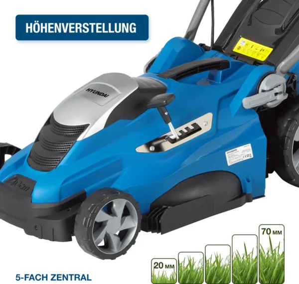 HYUNDAI Elektro-Rasenmäher LM4001E (40 cm, 1800 W, 50L Korb inkl. Mulchkeil)