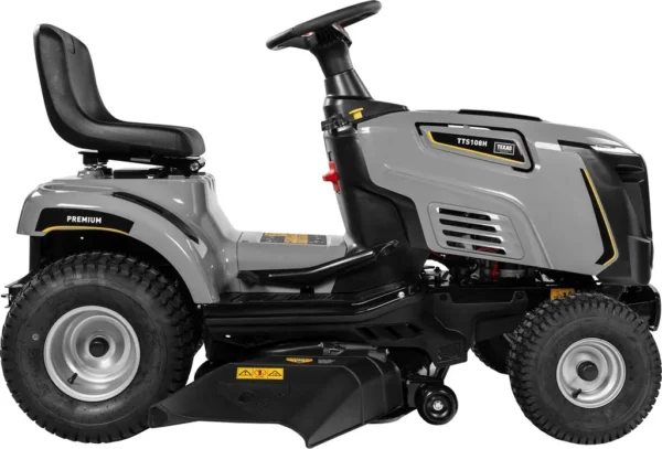 TEXAS Profi Rasentraktor XXL Aufsitzrasenmäher Rasenmäher Traktor Bulldog E-Start Premium TTS108H | 432cm³ | 12,5PS | 4-Takt | 108cm | 30-90mm | 170kg