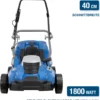 HYUNDAI Elektro-Rasenmäher LM4001E (40 cm, 1800 W, 50L Korb inkl. Mulchkeil)