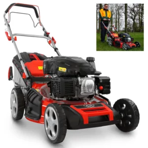 HECHT 554 SX Rasenmäher Benzin mit Antrieb | 53 cm Schnittbreite | 5in1 | 75L | 6 PS | Mulchkit